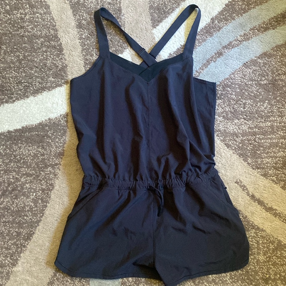 Lululemon open back tank top romper